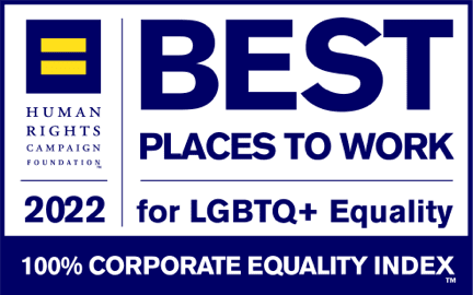 Human Rights Campaign Foundation Best Places To Work for LGBTQ Equality 2022