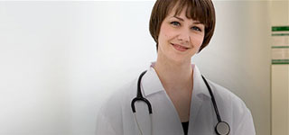 image of a woman lab scientist